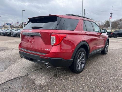 Rapid Red Metallic Tinted Clearcoat 2024 Ford Explorer XLT