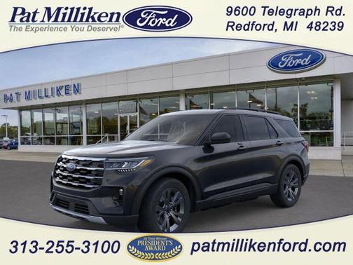 Agate Black Metallic 2026 Ford Explorer Active