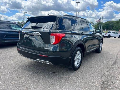 Forged Green Metallic 2023 Ford Explorer XLT
