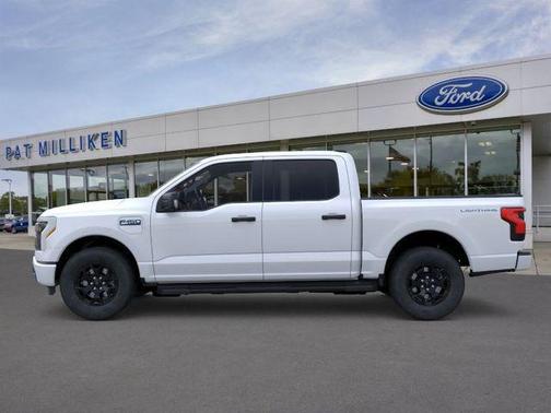 Space White Metallic 2025 Ford F-150 Lightning XLT