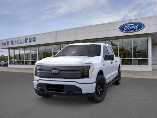 Space White Metallic 2025 Ford F-150 Lightning XLT
