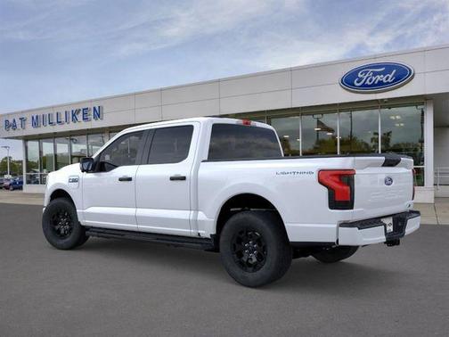 Space White Metallic 2025 Ford F-150 Lightning XLT