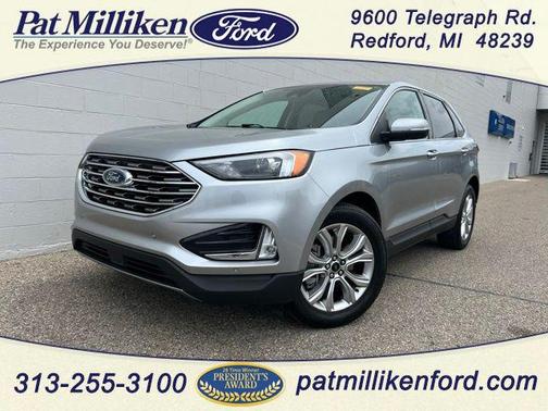 Iconic Silver Metallic 2024 Ford Edge Titanium