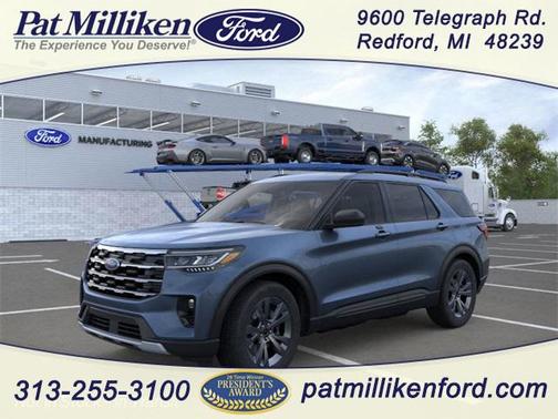 Vapor Blue Metallic 2026 Ford Explorer Active