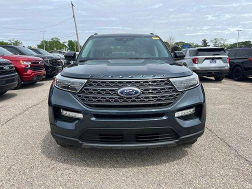 Stone Blue Metallic 2024 Ford Explorer XLT