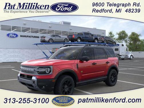 Ruby Red Metallic Tinted Clearcoat 2026 Ford Bronco Sport Badlands