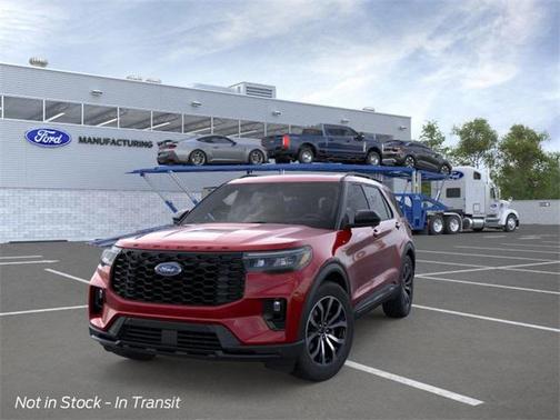 Rapid Red Metallic Tinted Clearcoat 2026 Ford Explorer ST-Line