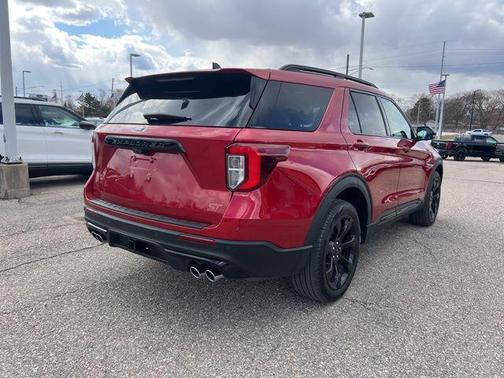 Rapid Red Metallic Tinted Clearcoat 2023 Ford Explorer ST