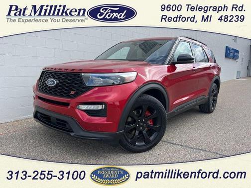 Rapid Red Metallic Tinted Clearcoat 2023 Ford Explorer ST