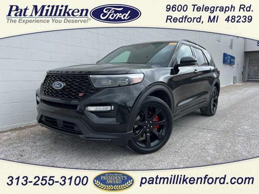 Agate Black Metallic 2024 Ford Explorer ST