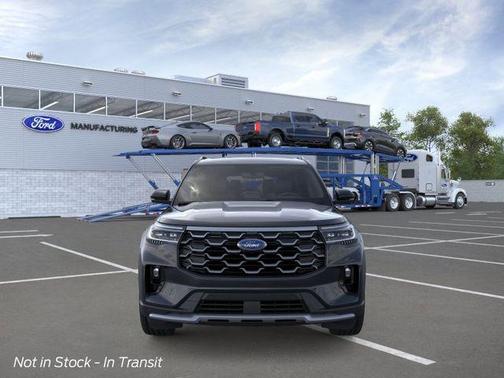 Agate Black Metallic 2026 Ford Explorer Platinum