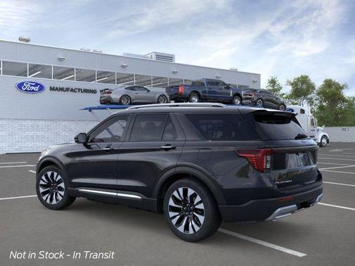 Agate Black Metallic 2026 Ford Explorer Platinum