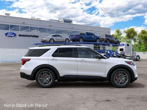 Star White Metallic Tri-Coat 2027 Ford Explorer ST-Line