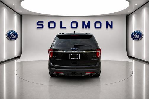 Shadow Black 2018 Ford Explorer XLT