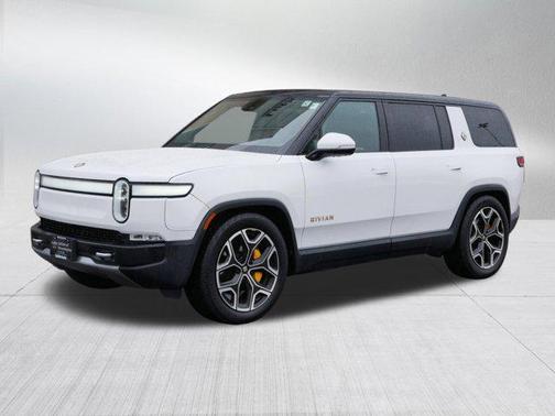 Glacier White 2022 Rivian R1S Launch Edition