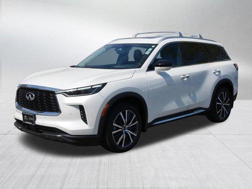 Majestic White 2023 INFINITI QX60 SENSORY