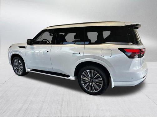 Radiant White/Black Obsidian 2026 INFINITI QX80 AUTOGRAPH AWD