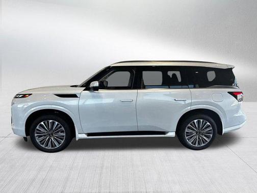 Radiant White/Black Obsidian 2026 INFINITI QX80 AUTOGRAPH AWD
