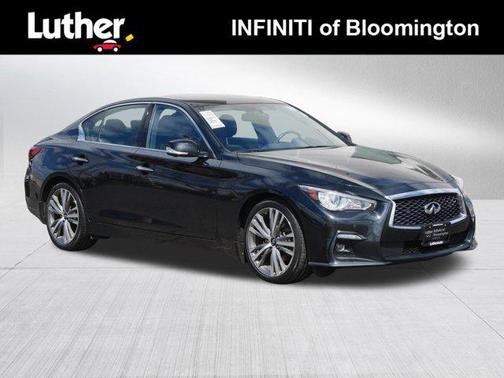 Midnight Black 2021 INFINITI Q50 3.0t SENSORY