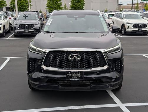 Mineral Black 2025 INFINITI QX60 Luxe