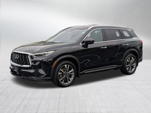 Mineral Black 2025 INFINITI QX60 Luxe
