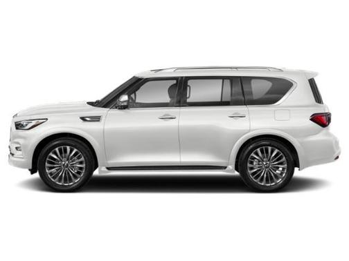 Moonstone White 2022 INFINITI QX80 SENSORY AWD
