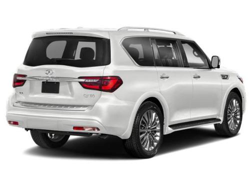 Moonstone White 2022 INFINITI QX80 SENSORY AWD