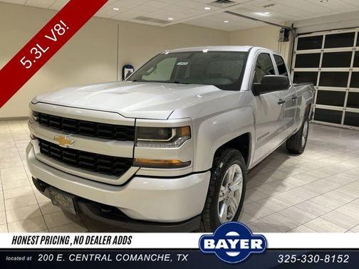 Silver Ice Metallic 2016 Chevrolet Silverado 1500 Custom