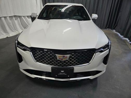 Crystal White Tricoat 2025 Cadillac CT4 Premium Luxury