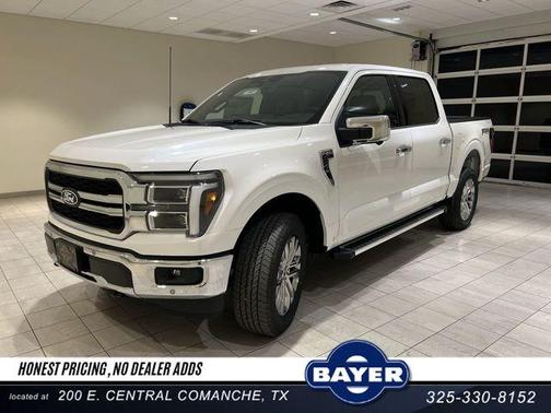 Star White 2025 Ford F-150 Lariat
