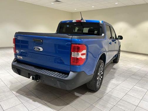 Velocity Blue Metallic 2022 Ford Maverick Lariat