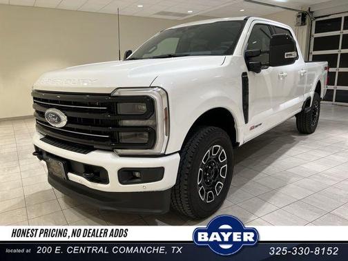 Star White 2025 Ford F-250 Platinum