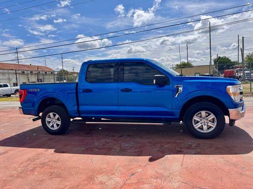 Blue Metallic 2021 Ford F-150 XLT