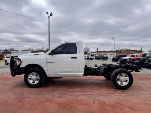 Bright White Clearcoat 2020 RAM 3500 Tradesman Regular Cab 4x4 8' Box