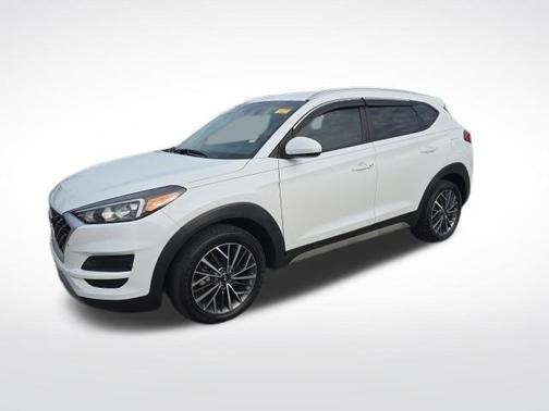 White Cream 2021 Hyundai TUCSON SEL
