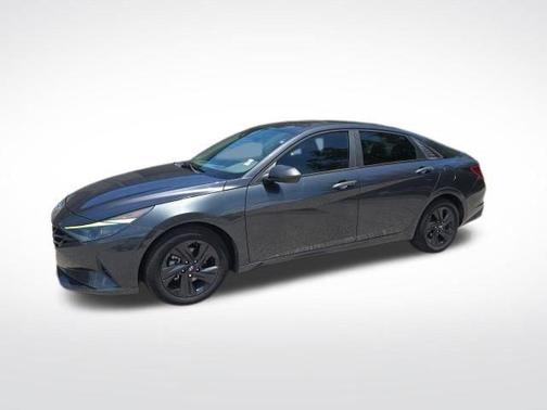 Portofino Gray 2021 Hyundai ELANTRA SEL