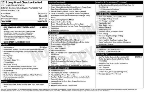 2018 Jeep Grand Cherokee Limited