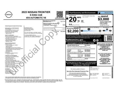 2023 Nissan Frontier S