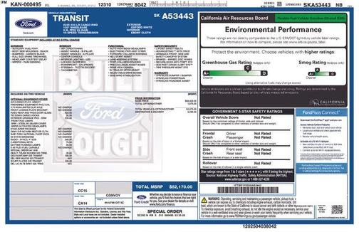 Oxford White 2025 Ford Transit-250 Base