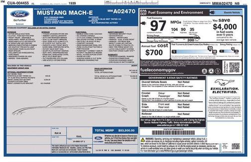 2021 Ford Mustang Mach-E Premium