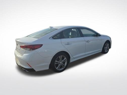Quartz White 2019 Hyundai SONATA SEL