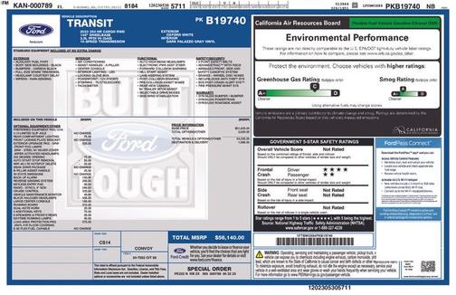 OXFORD WHITE 2023 Ford Transit-350 148 WB HIGH ROOF EXTENDED CARGO