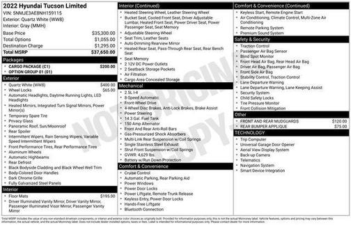 2022 Hyundai TUCSON Limited