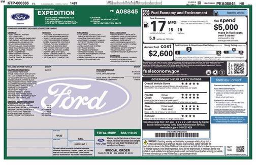 Iconic Silver Metallic 2023 Ford Expedition Timberline