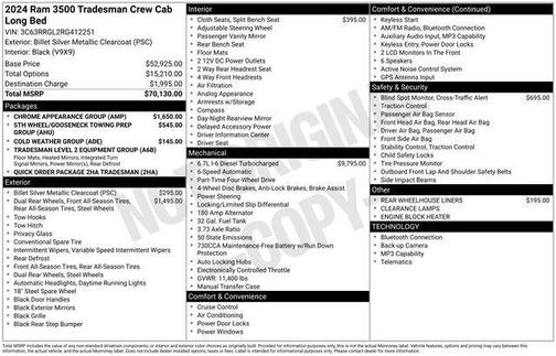 2024 RAM 3500 Tradesman