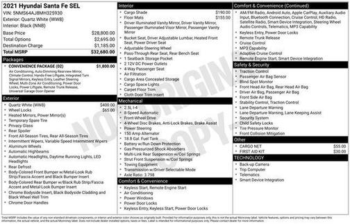 2021 Hyundai SANTA FE SEL