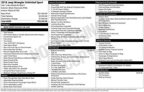 2018 Jeep Wrangler Unlimited Sport