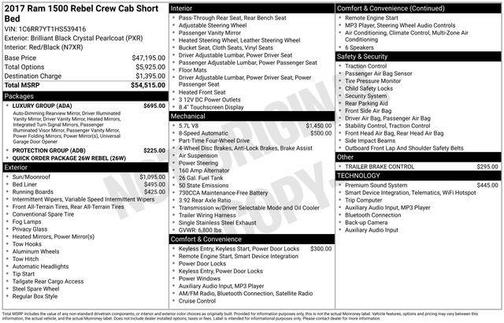 2017 RAM 1500 Rebel