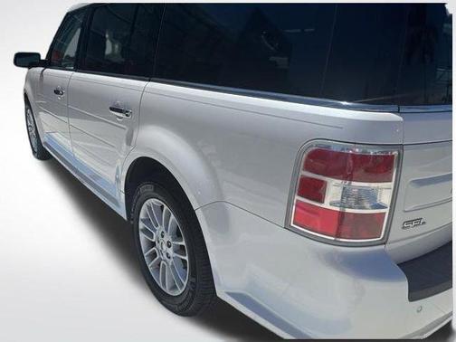 White Platinum Clearcoat Metallic 2015 Ford Flex SEL