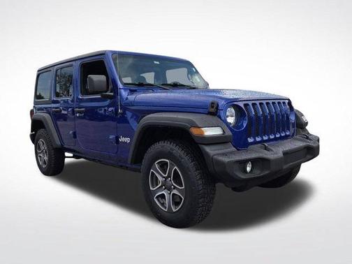 Ocean Blue Metallic 2020 Jeep Wrangler Unlimited Sport